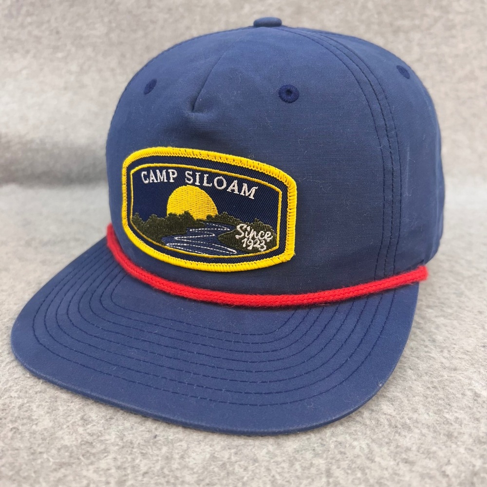 Camp Siloam Unisex Blue Richardson Hat Rope Snapback Patch OSFM